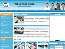 Tablet Screenshot of pcsandassociates.com